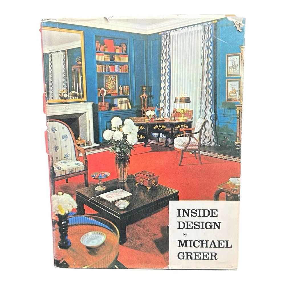 Inside Design by Michael Greer 1962 Hardcover Mid-Century Modern Interior Decor
